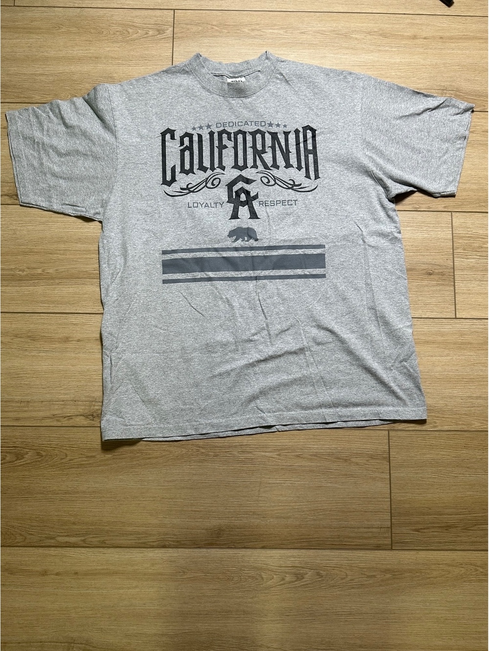 Shaka Wear California Graphic T-Shirt 2XL Gray Cotton Polyester